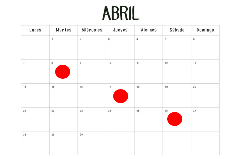 días de turno